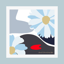 Load image into Gallery viewer, In the Garden - Light Blue Neckerchief
