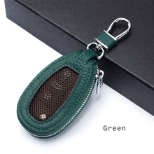 Load image into Gallery viewer, Leather Mesh Key chain
