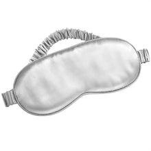 Load image into Gallery viewer, Silver White Silk Sleep Eyecover
