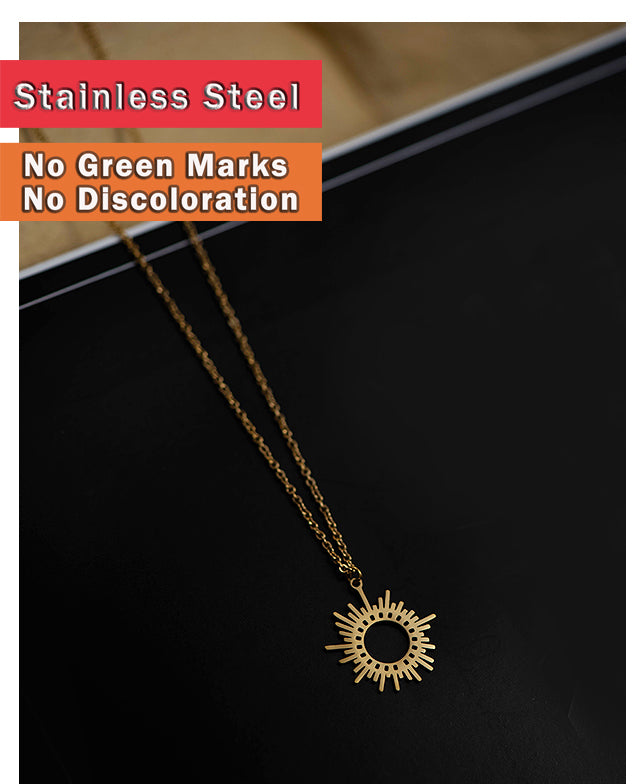 My Universe S/Steel Gold Pendant & Chain