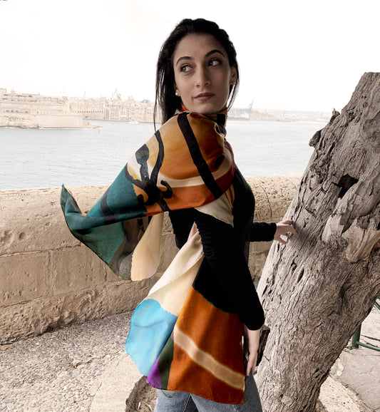 Ziffa Helwa Sunset Shawl