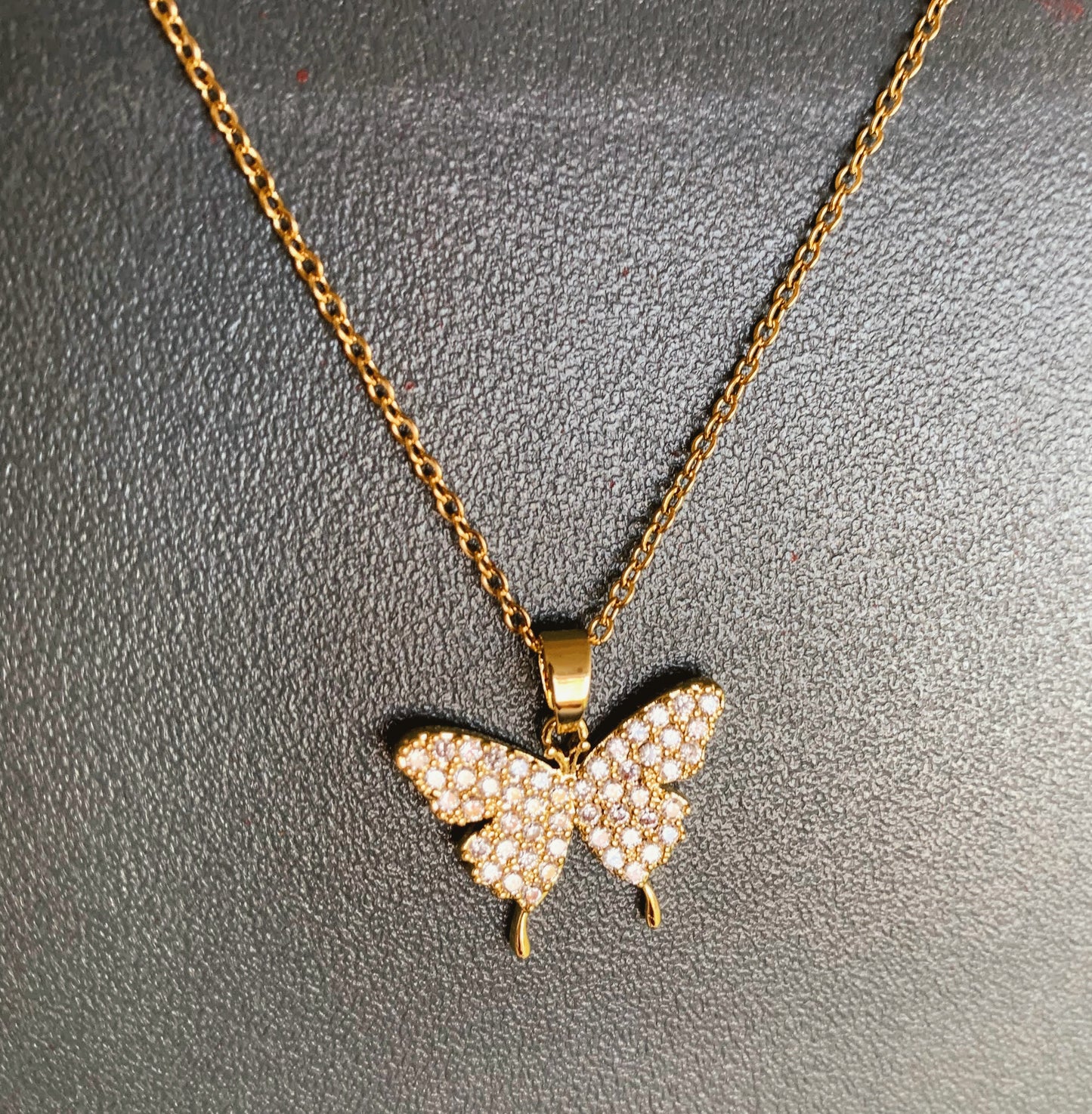 Butterfly Pendant and Chain