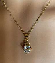 Load image into Gallery viewer, Hanging diamond star necklace
