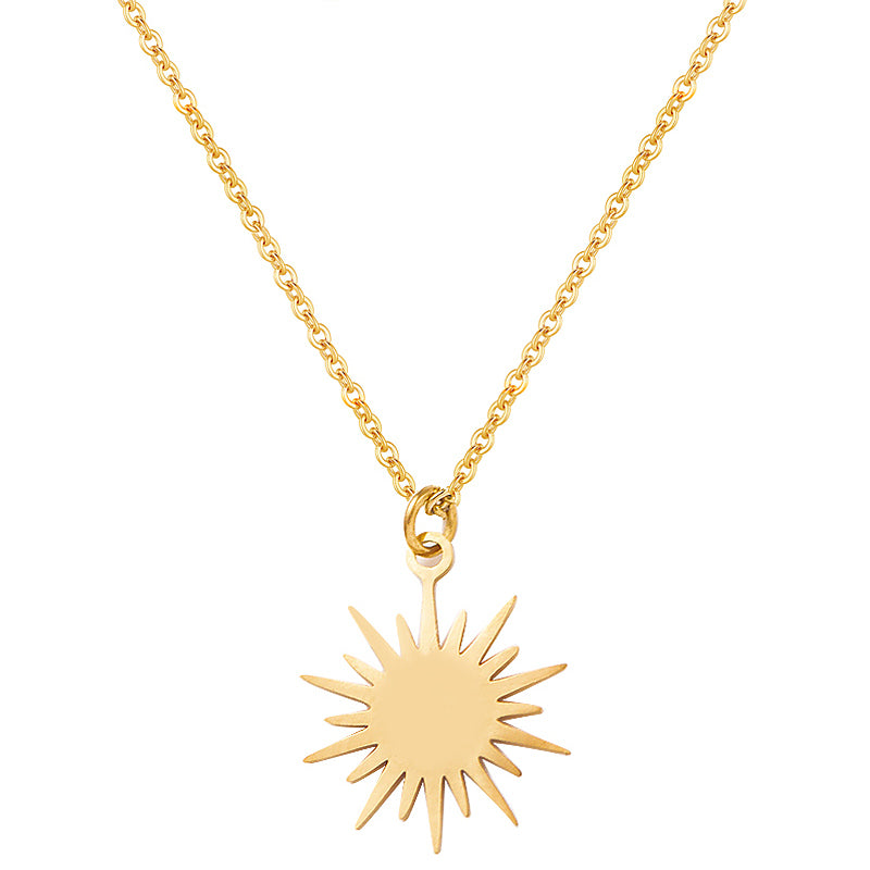 Bright Star you Are S/Steel  Gold Necklace and chain