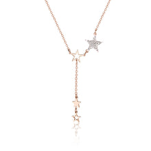 Load image into Gallery viewer, Star Rose Gold Necklace
