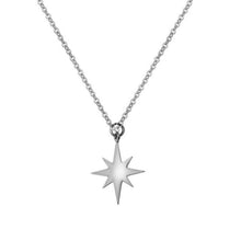 Load image into Gallery viewer, Silver star S/Steel  Pendant &amp; Chain
