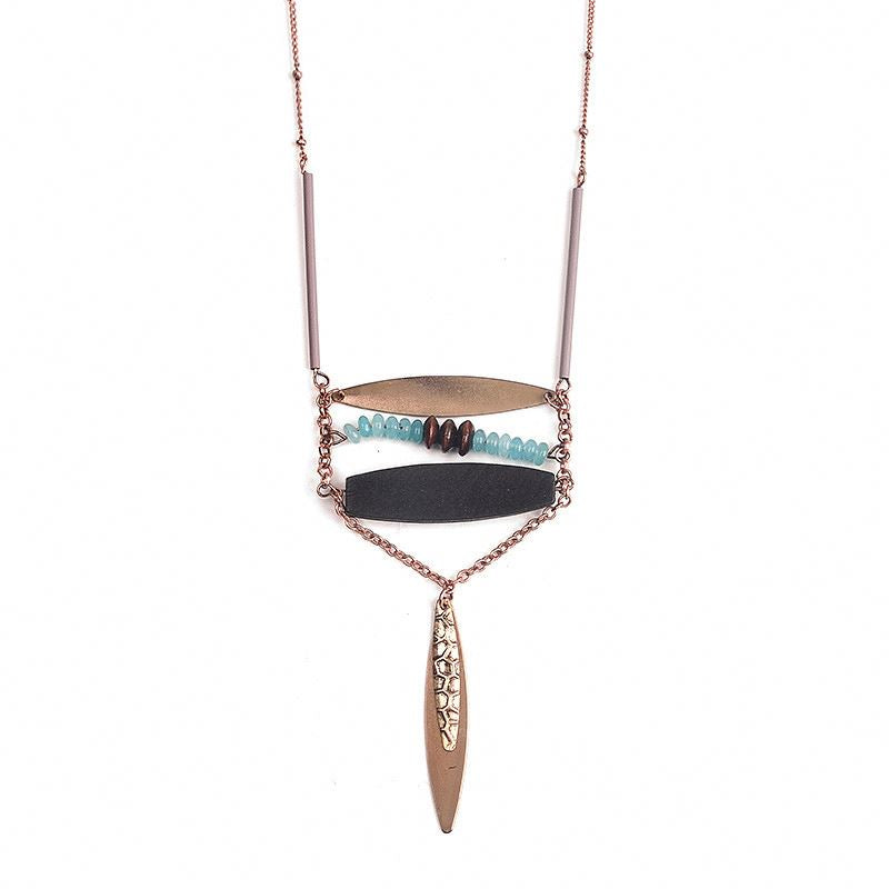 Antique Copper Long necklace
