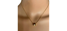 Load image into Gallery viewer, Gold S/Steel tube pendant

