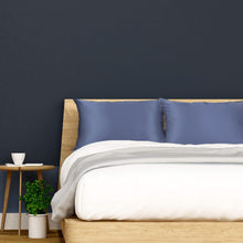 Load image into Gallery viewer, Dreamy Blue 100% Silk Pillowcase
