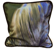 Load image into Gallery viewer, Feather Flux Green  -  Velvet Suede Fabric Cushion Cover
