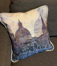 Load image into Gallery viewer, Valletta Blueprint Cushion Cover
