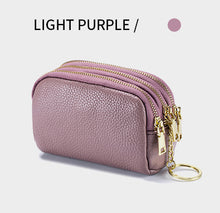 Load image into Gallery viewer, Leather Zipper Handy Purse
