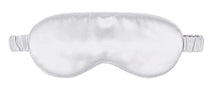 Load image into Gallery viewer, Silver White Silk Sleep Eyecover
