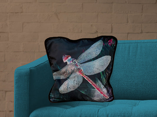 il-Mazzarell fil-Gnien  - Maltese Dragonfly Cushion Cover