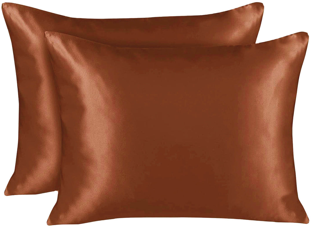 Mute Copper Silk Pillowcase