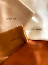 Load image into Gallery viewer, Warm Rust Orange 100% Silk Pillowcase
