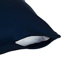Load image into Gallery viewer, Night Blue 100% Silk Pillowcase
