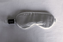 Load image into Gallery viewer, Silver White Silk Sleep Eyecover
