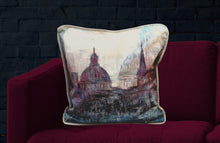 Load image into Gallery viewer, Valletta Blueprint Cushion Cover
