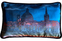 Load image into Gallery viewer, Valletta Skyline Rectangular Cushion Cover
